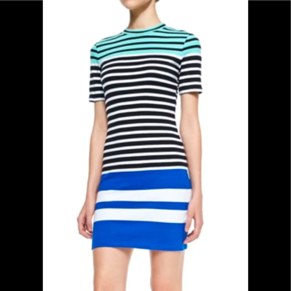 PRISTINE‼️ ALEXANDER WANG STRIPE MINI DRESS‼️